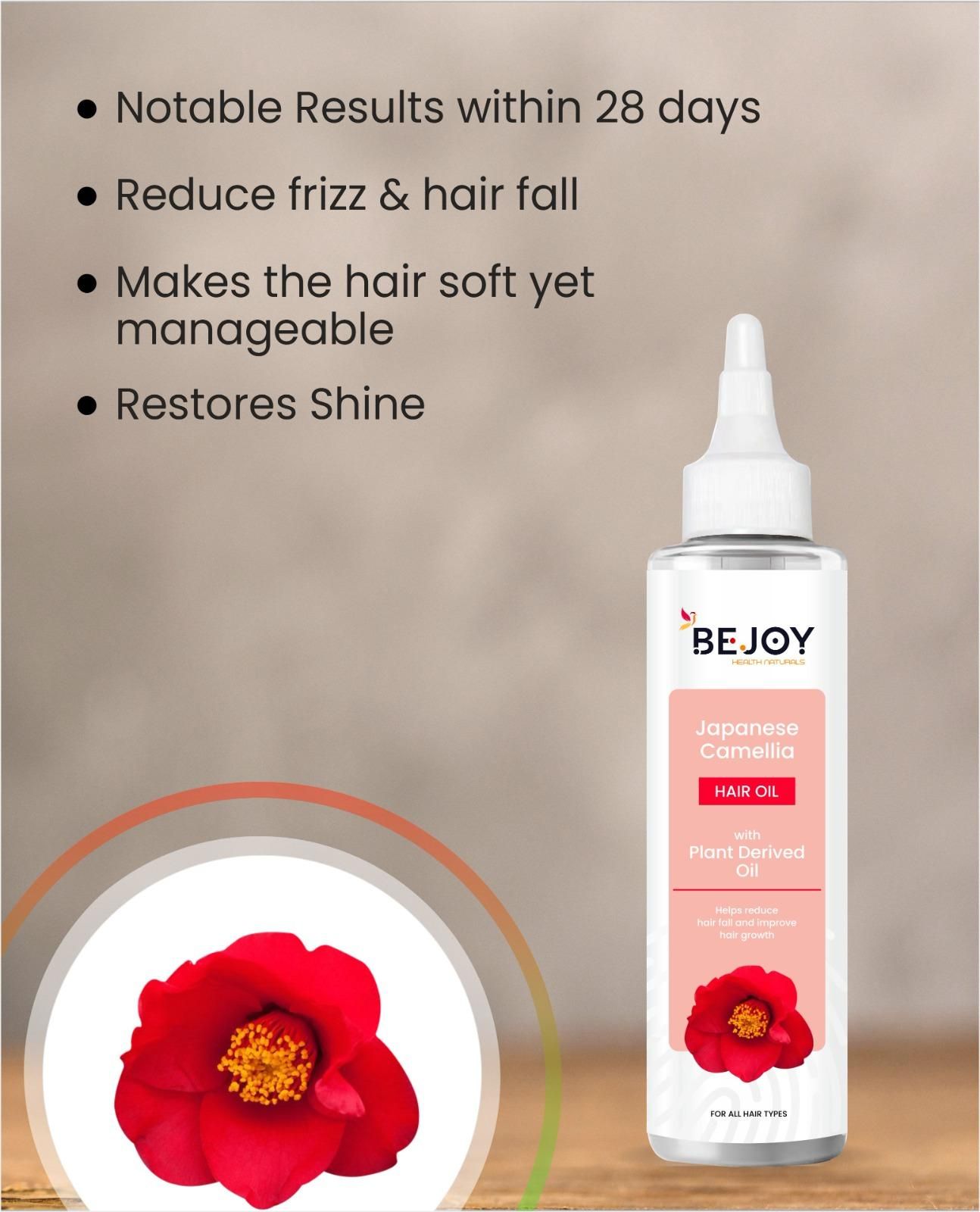 Bejoy Japanese Camellia Hair Oil  150 ml (Pack of 2)