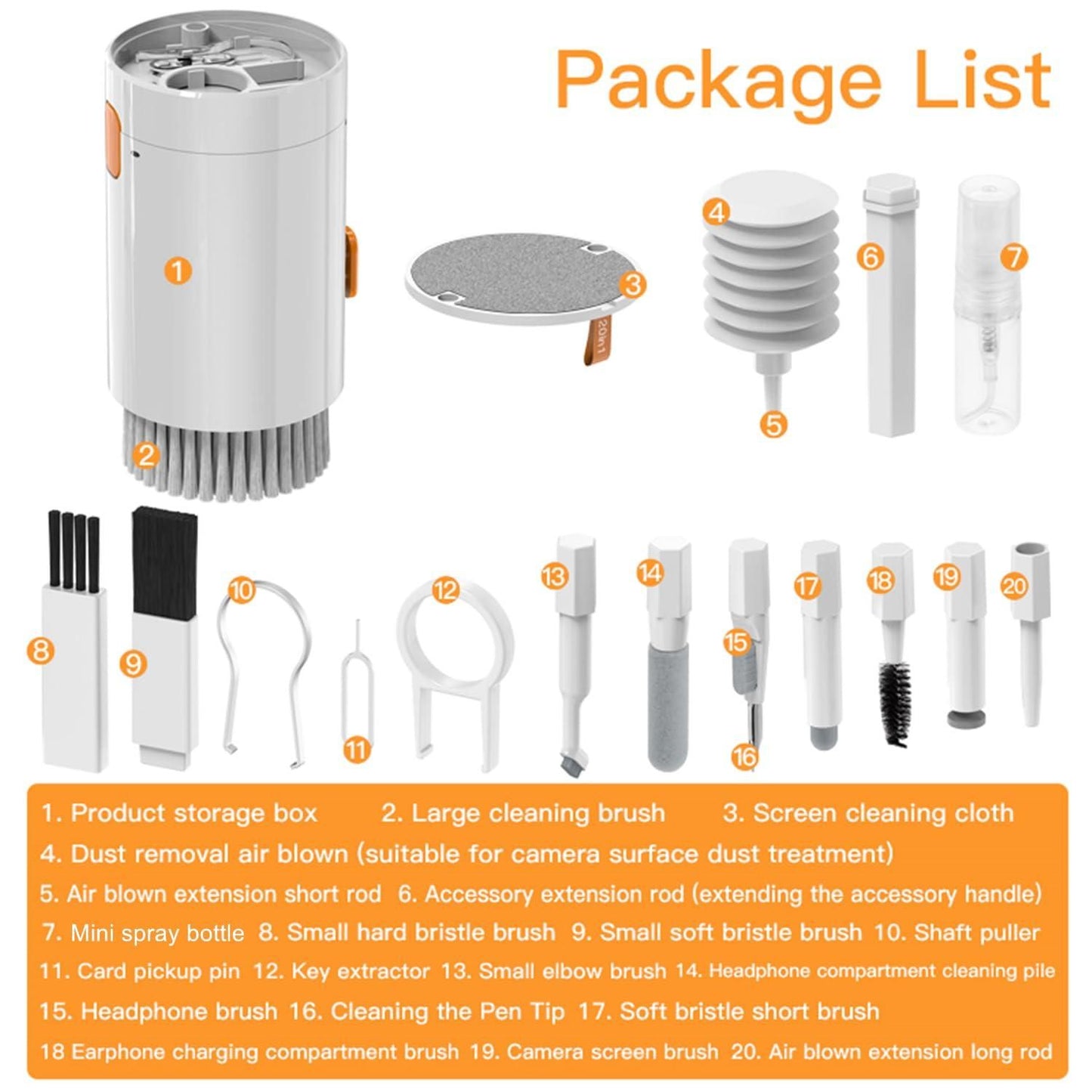 20 in 1 Multifunctional Cleaning Kit